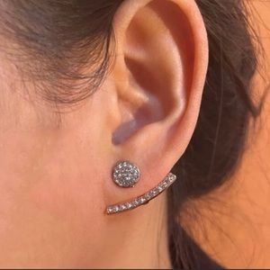 3 for $35🌟Chic rose gold rhinestones ear jacket🌟🌟